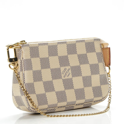 Louis Vuitton Damier Azur Mini Pochette Accessories 3 of 8