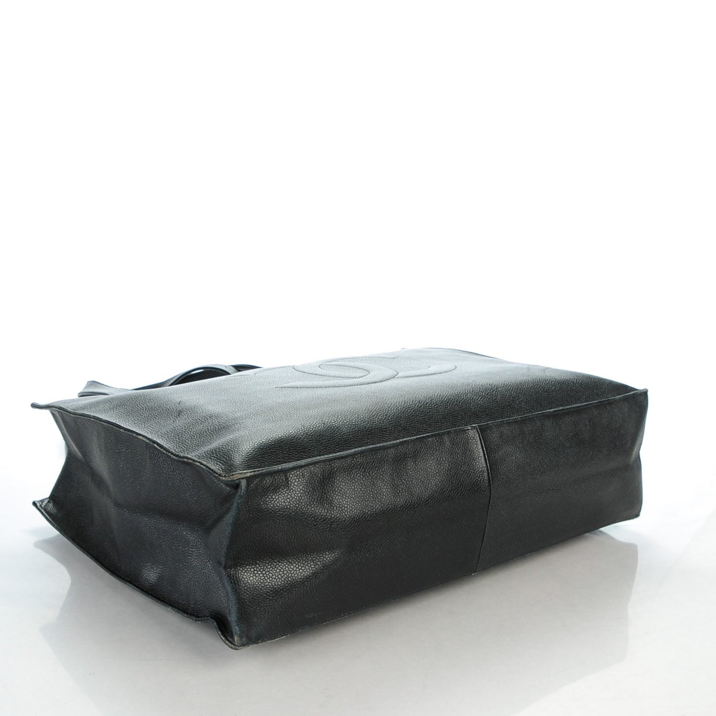 Caviar Large CC Shoulder Bag Black