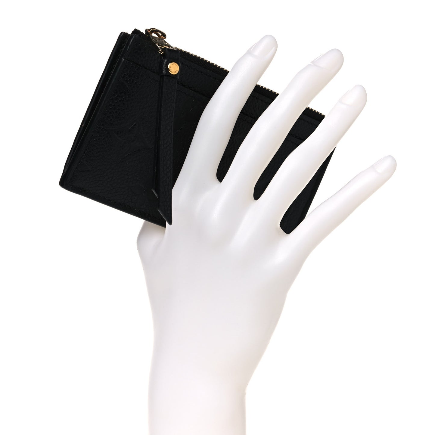 Empreinte Zipper Card Holder Black