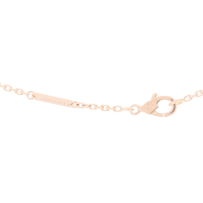 Van Cleef & Arpels 18K Rose Gold Diamond Mother of Pearl Two Butterfly Pendant Necklace 4 of 5