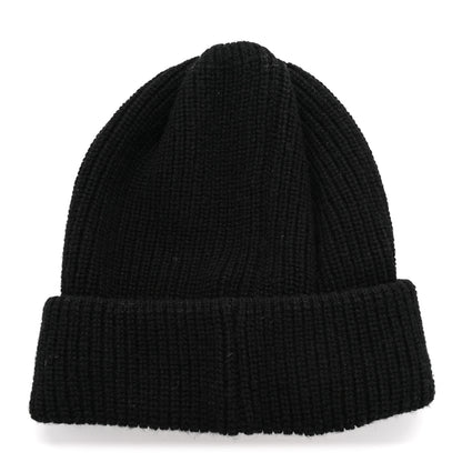 Chanel Cashmere Logo Beanie Hat Black White 3 of 5