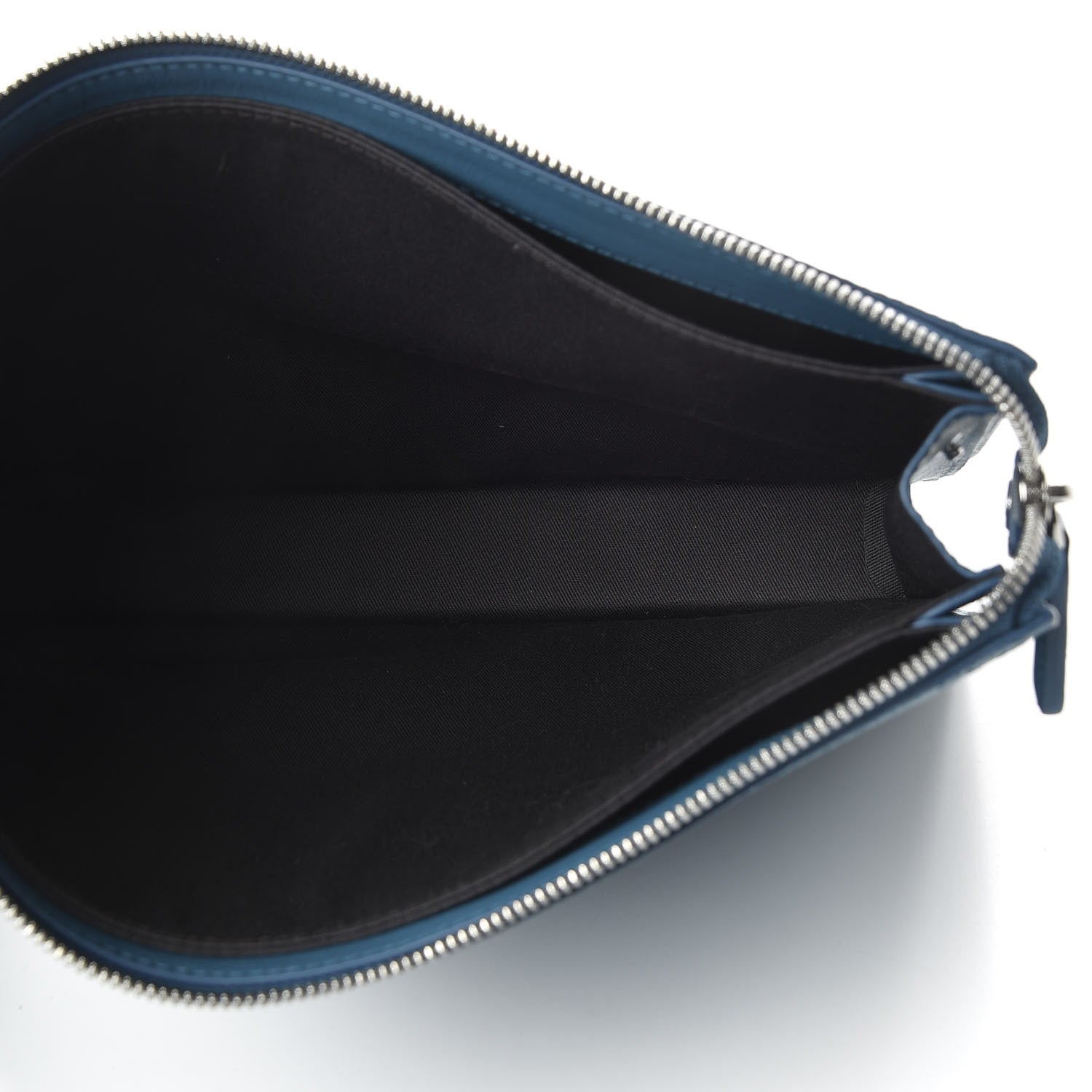 MCM Calfskin Ottomar Monogram Medium Tivitat Document Holder Blue 5 of 6