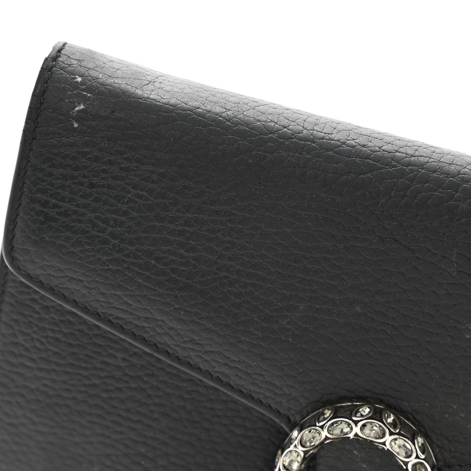 Gucci Calfskin Mini Dionysus Chain Wallet Black 11 of 12