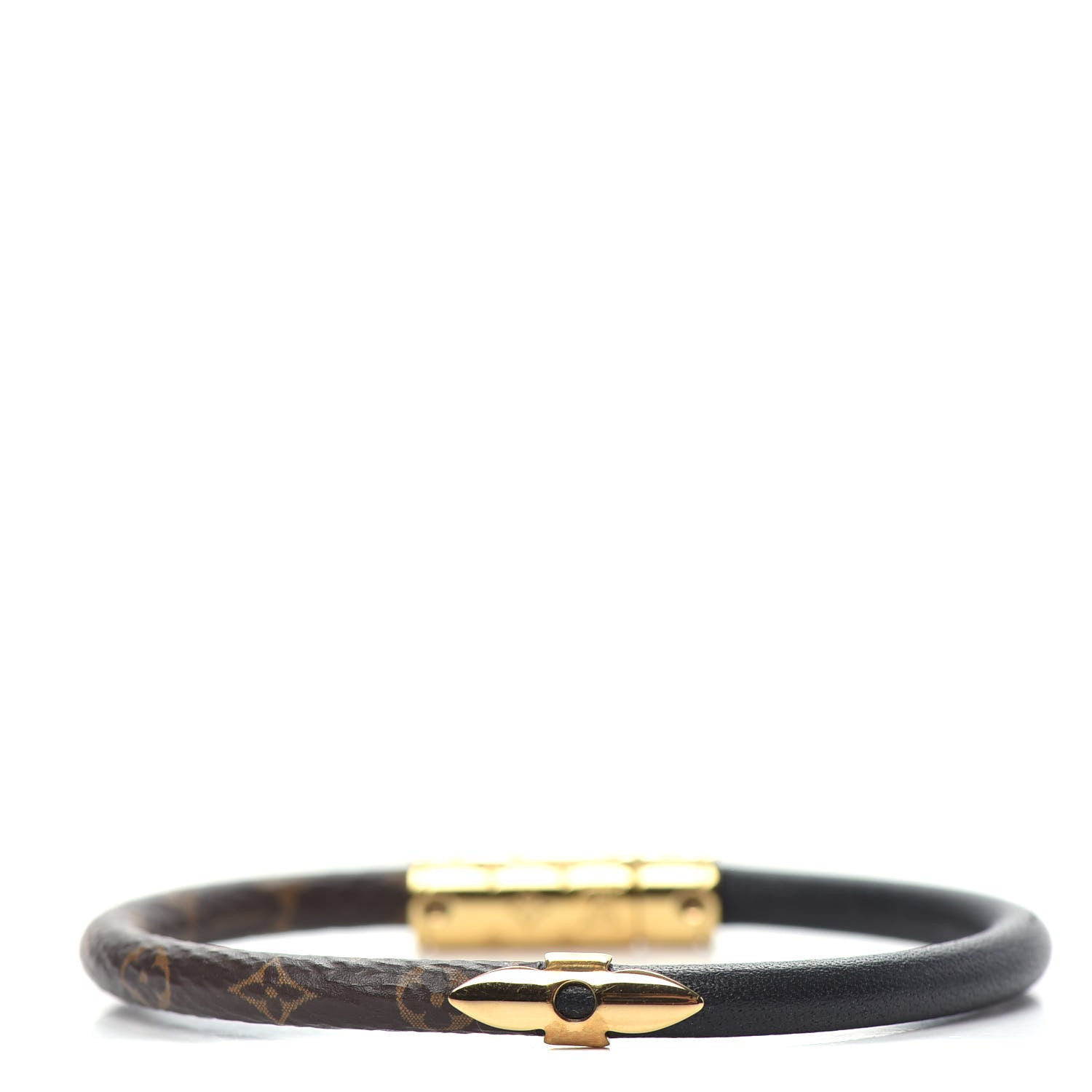 Louis Vuitton Monogram Daily Confidential Bracelet 17 Black 1 of 6