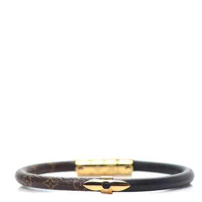 Louis Vuitton Monogram Daily Confidential Bracelet 17 Black 1 of 6
