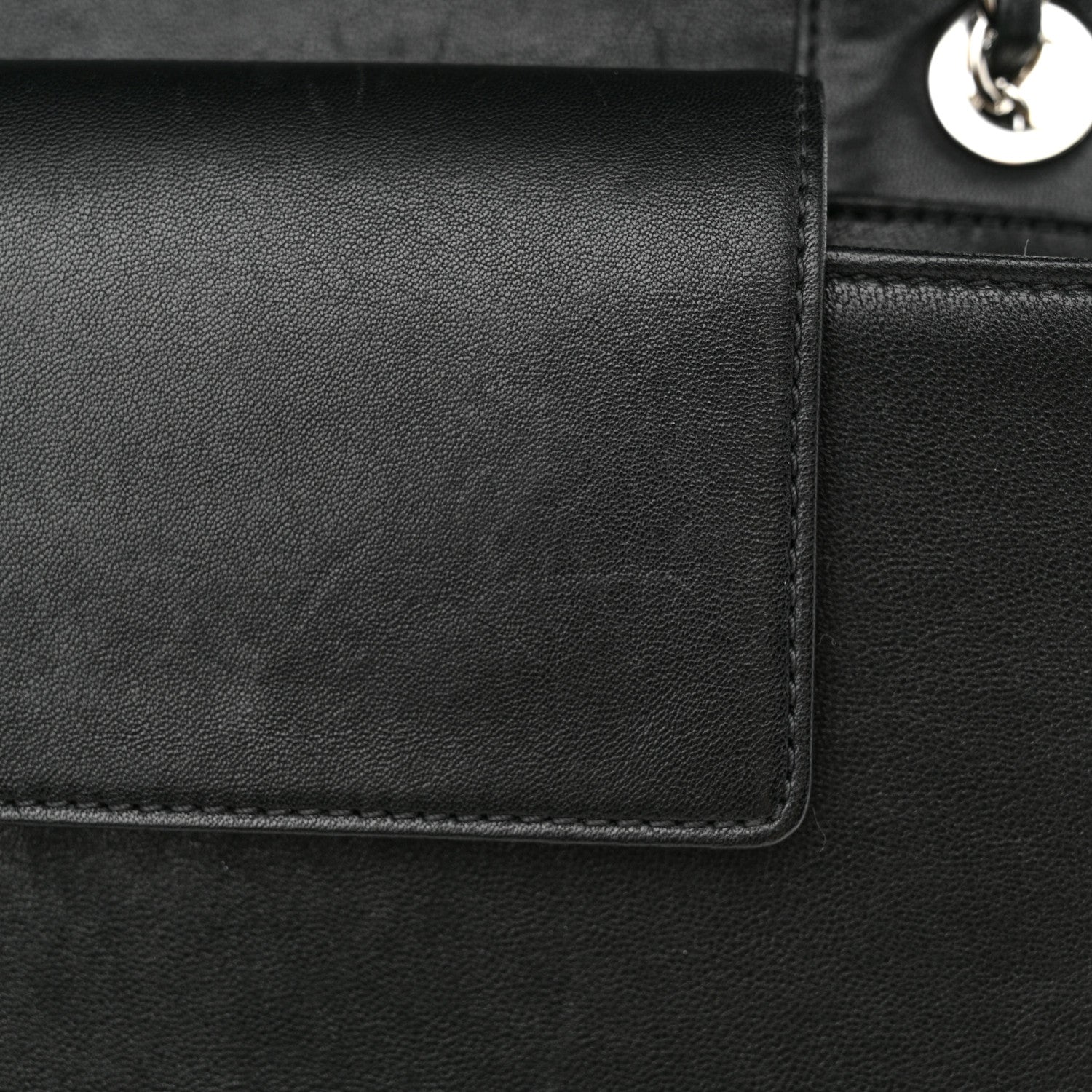 Chanel Sheepskin Quilted Vintage Mademoiselle Flap Black 12 of 12