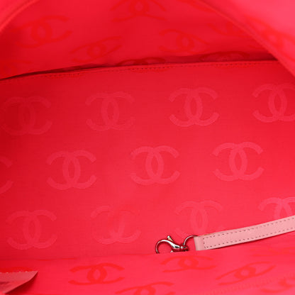 Chanel Calfskin Quilted Large Cambon Tote White Black 5 of 13