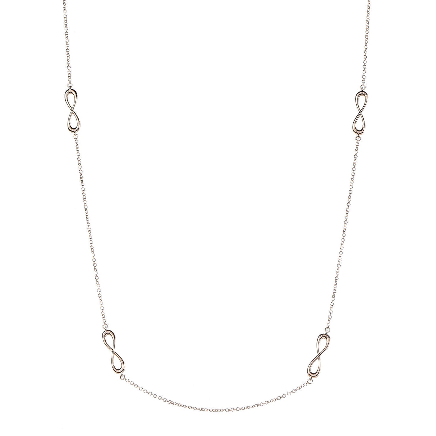 18K Rose Gold Infinity Endless Necklace