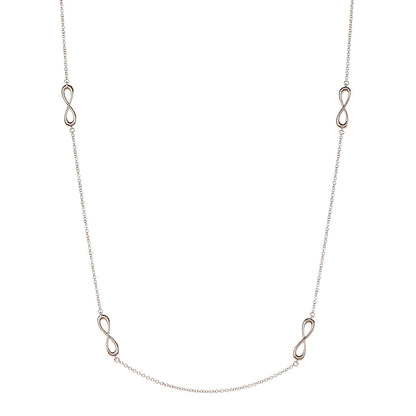 Tiffany 18K Rose Gold Infinity Endless Necklace 1 of 7