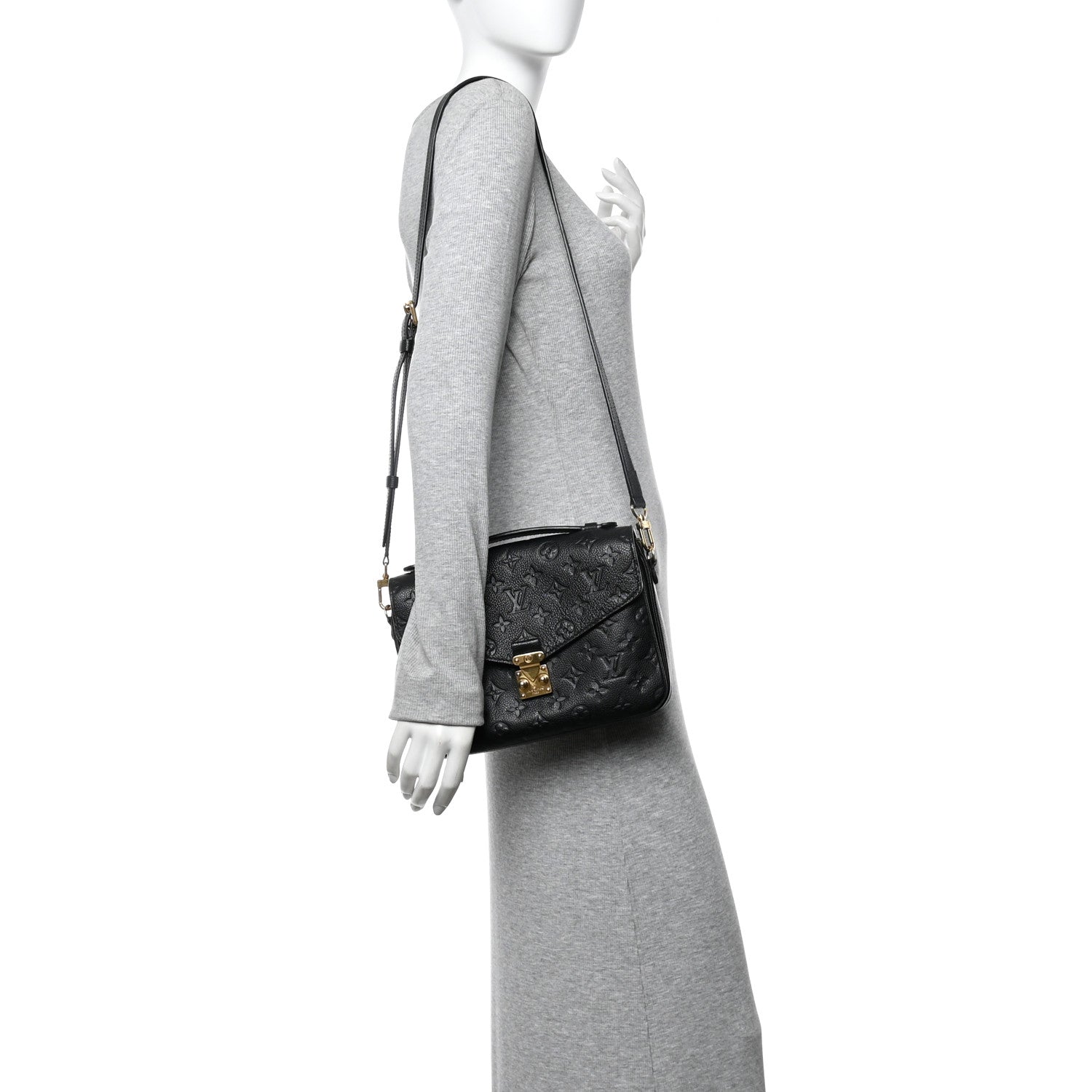 Louis Vuitton Empreinte Pochette Metis Black 2 of 14