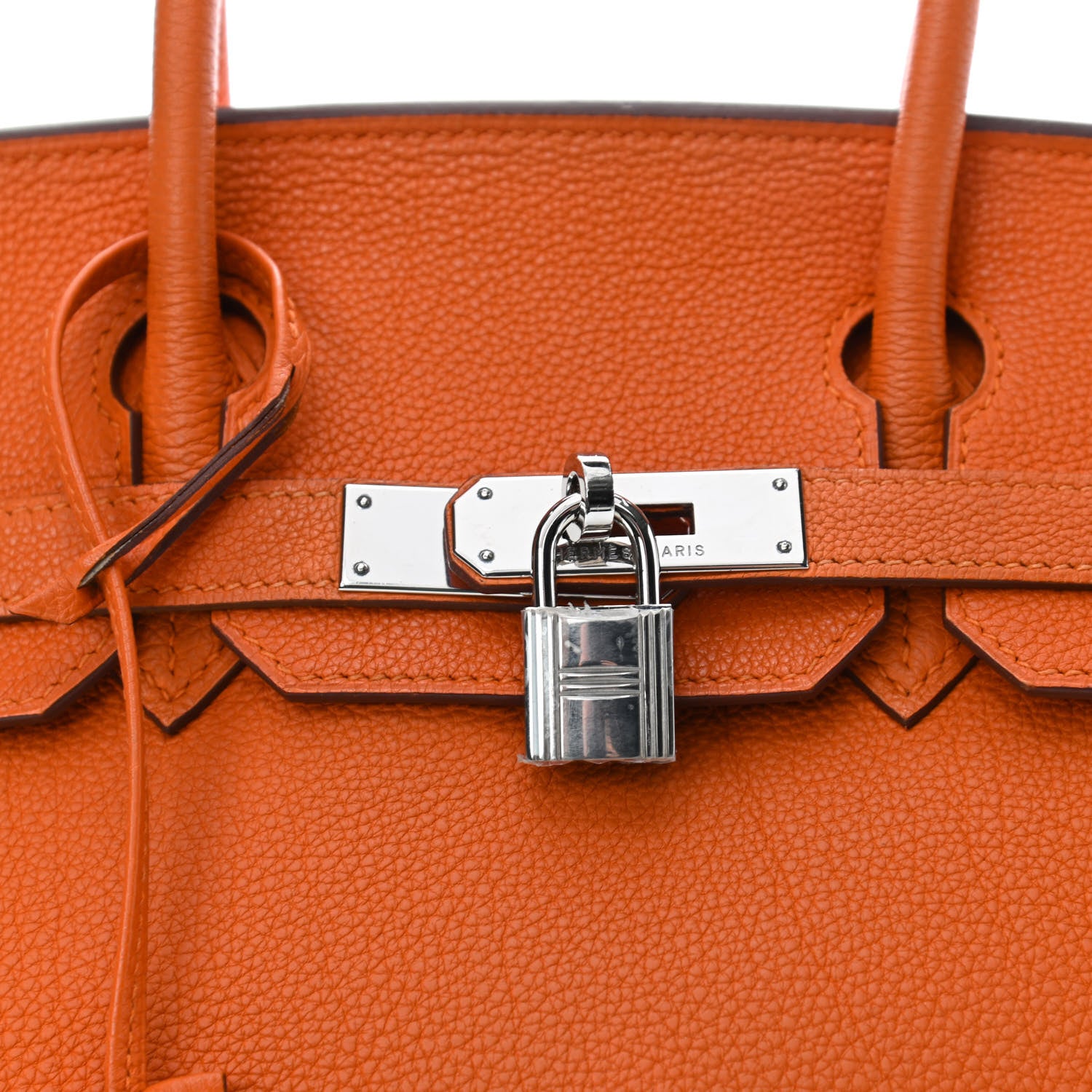 Hermes Togo Birkin 30 Orange 7 of 10