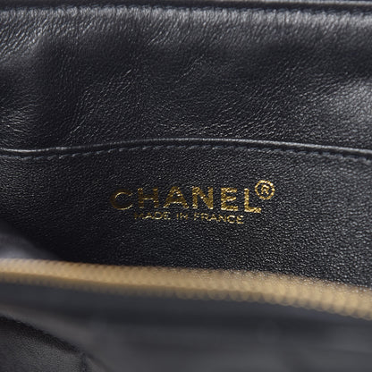 Chanel Lambskin Quilted Chocolate Bar Wristlet Black 6 of 14