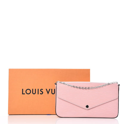 Louis Vuitton Epi Pochette Felicie Rose Ballerine 8 of 8