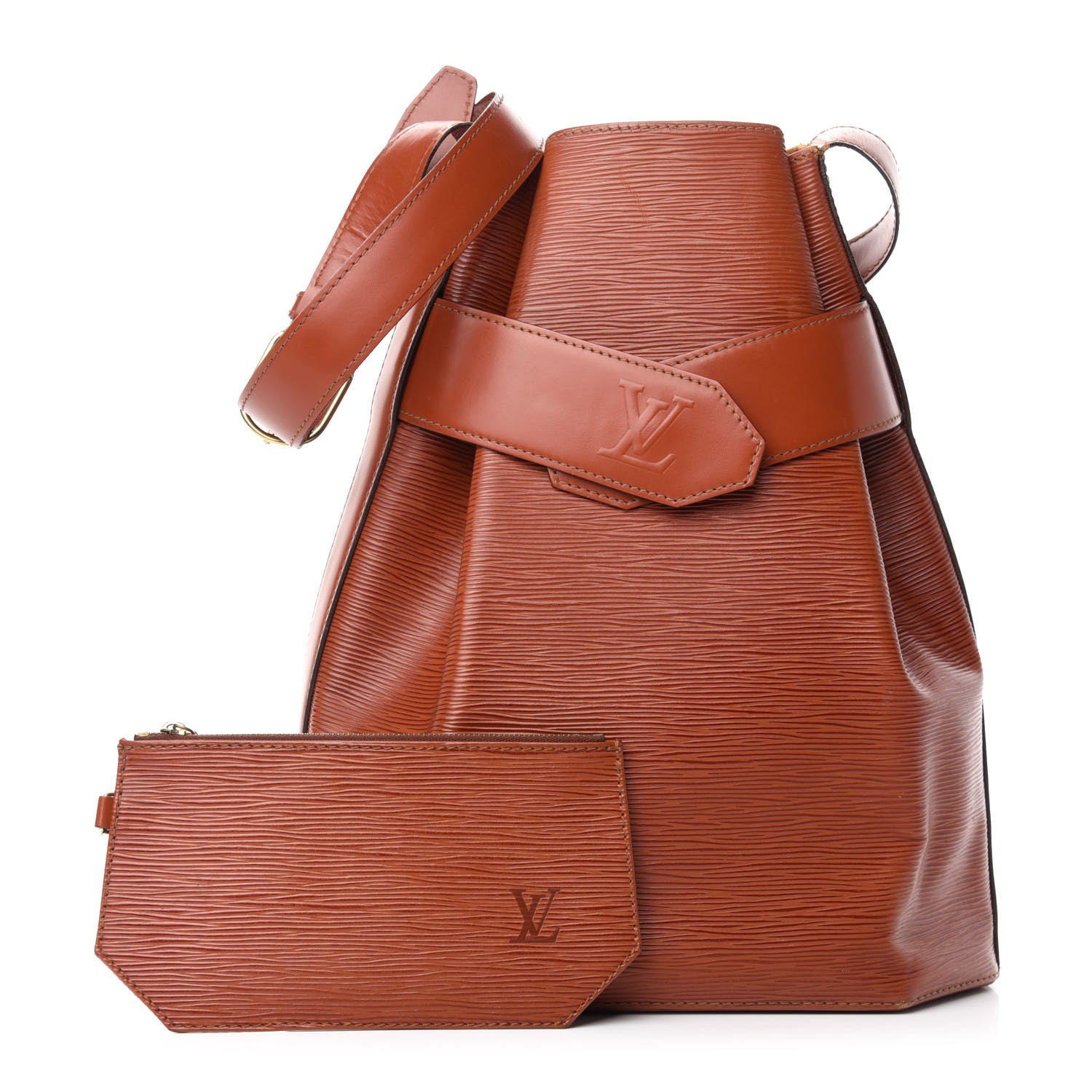 Louis Vuitton Epi Sac D'Epaule Kenyan Fawn 1 of 17