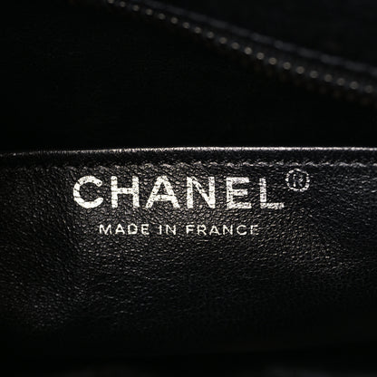 Chanel Metallic Aged Calfskin Quilted Medium Reissue Camera Case Black 6 of 8