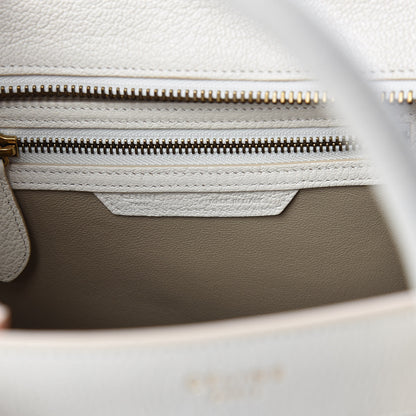 Celine Goatskin Micro Luggage White 6 of 22