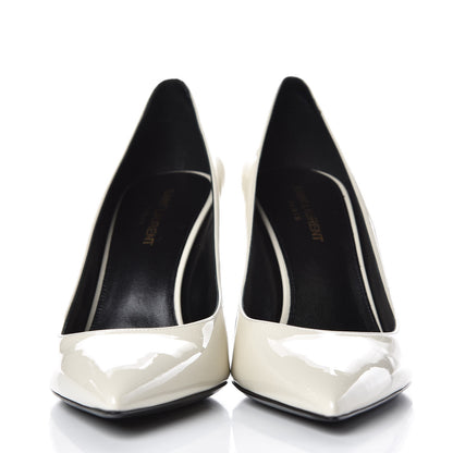 Saint Laurent Patent Opyum 85 Pumps 39 Neutro 2 of 10
