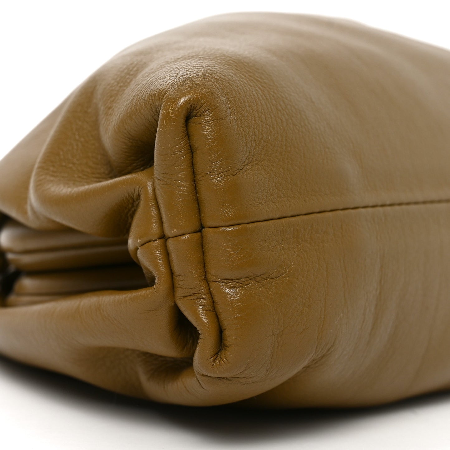 Butter Calfskin The Mini Pouch Moutarde