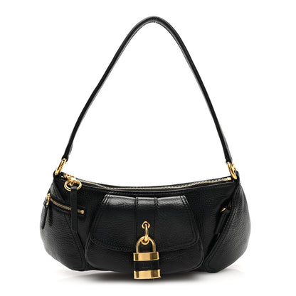 Chloe Grained Calfskin The 99 Shoulder Bag Black 1 of 9