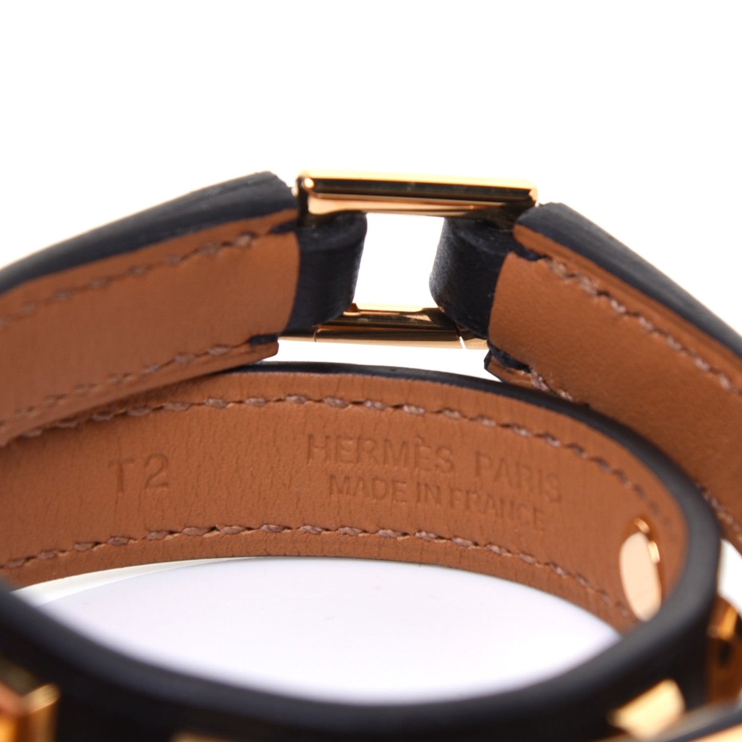 Hermes Swift Rivale Double Tour Bracelet T2 Black 4 of 8