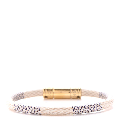Louis Vuitton Damier Azur Keep It Bracelet 17 3 of 6