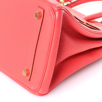 Hermes Togo Birkin 30 Rouge Pivoine 10 of 12