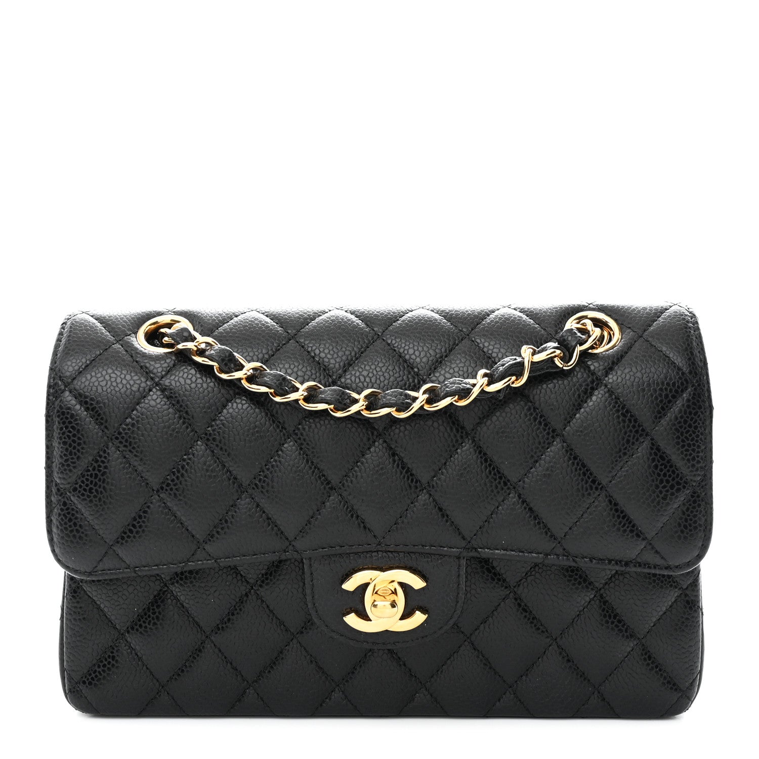 Chanel Caviar Quilted Small Double Flap Black 1 of 11