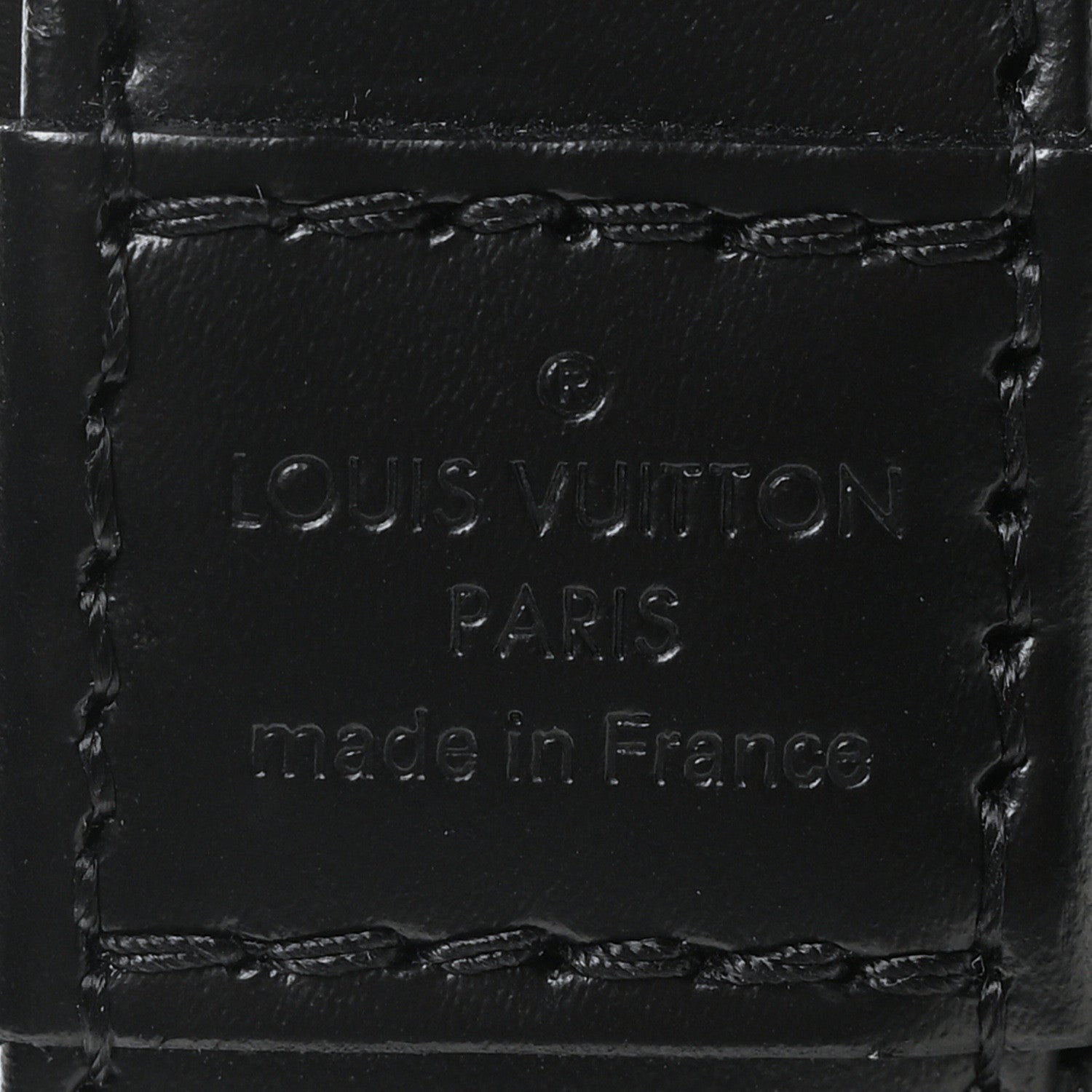 Louis Vuitton Epi Alma BB Black 6 of 9