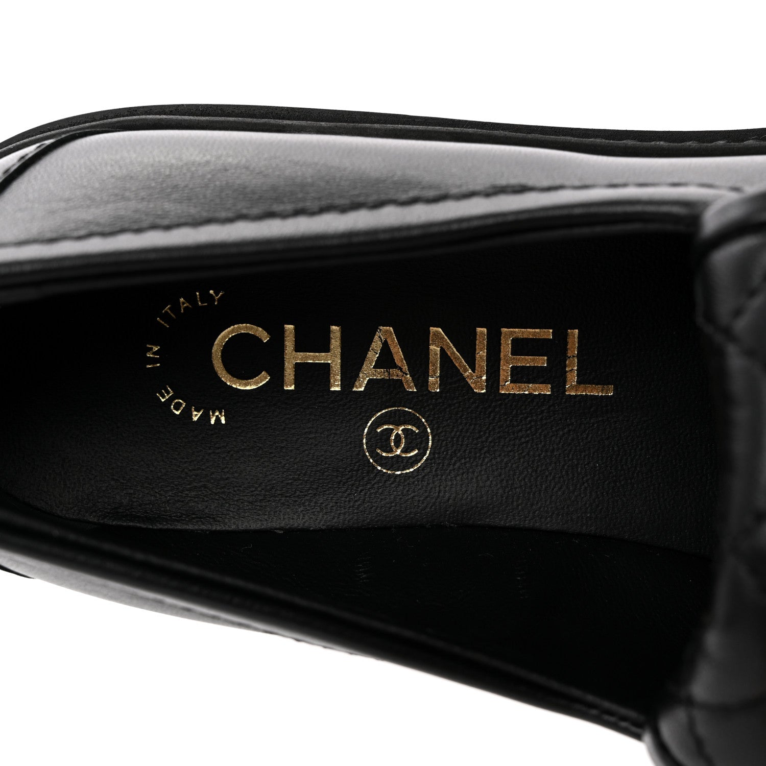 Chanel Lambskin Quilted CC Turnlock Loafers 36 Black 7 of 9