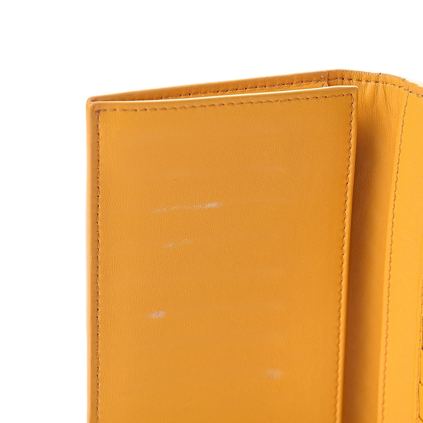 Nappa Intrecciato Continental Wallet Butterscotch