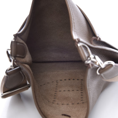 Hermes Taurillon Clemence Evelyne III PM Etoupe 5 of 12
