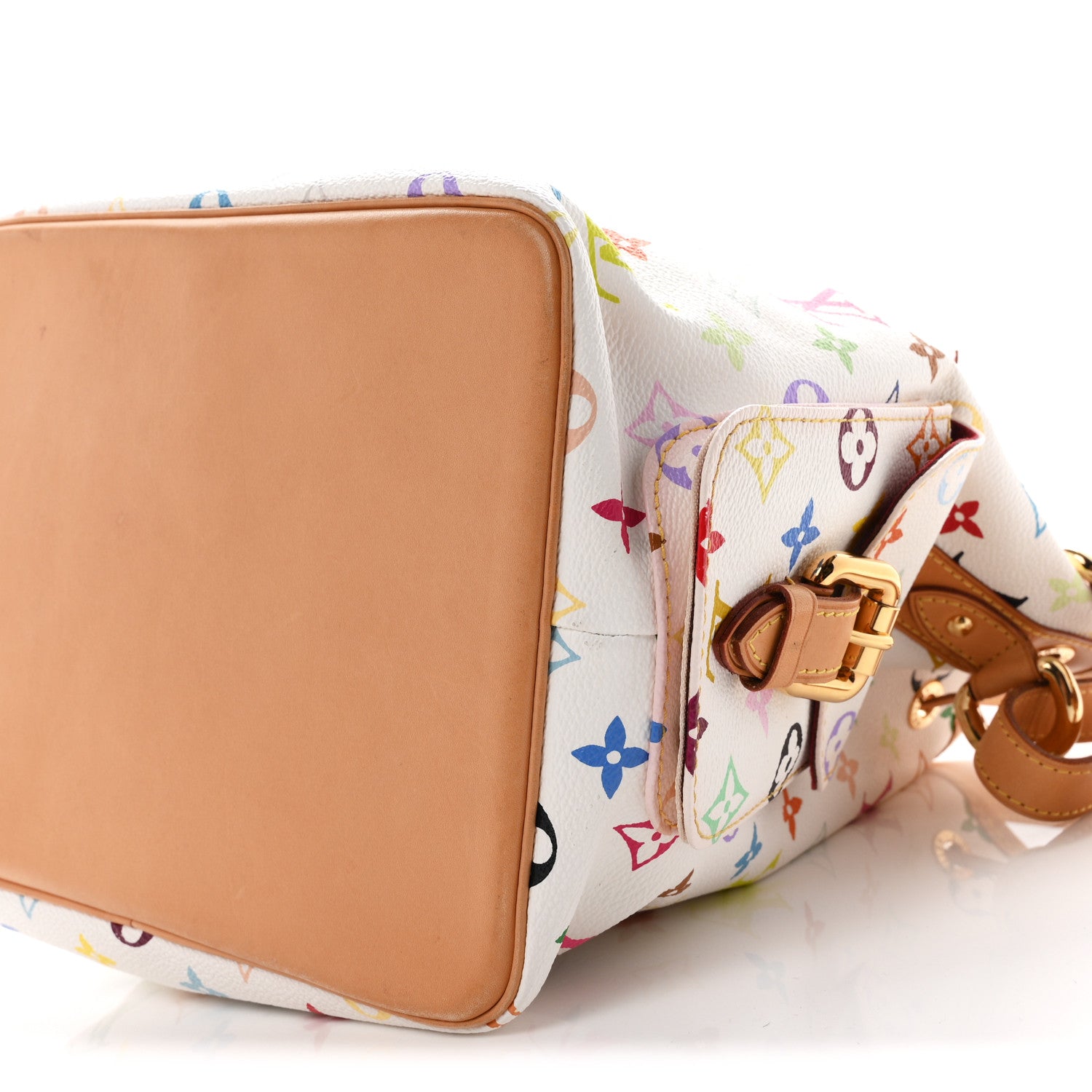 Louis Vuitton Monogram Multicolor Petit Noe White 9 of 10