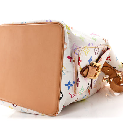 Louis Vuitton Monogram Multicolor Petit Noe White 9 of 10