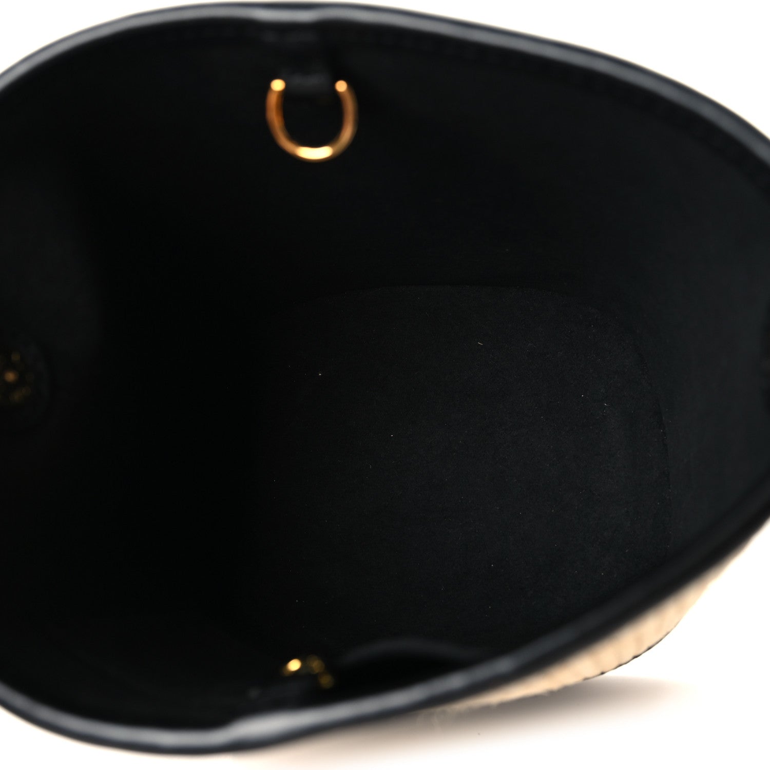 Louis Vuitton Raffia Petit Bucket Black 5 of 9