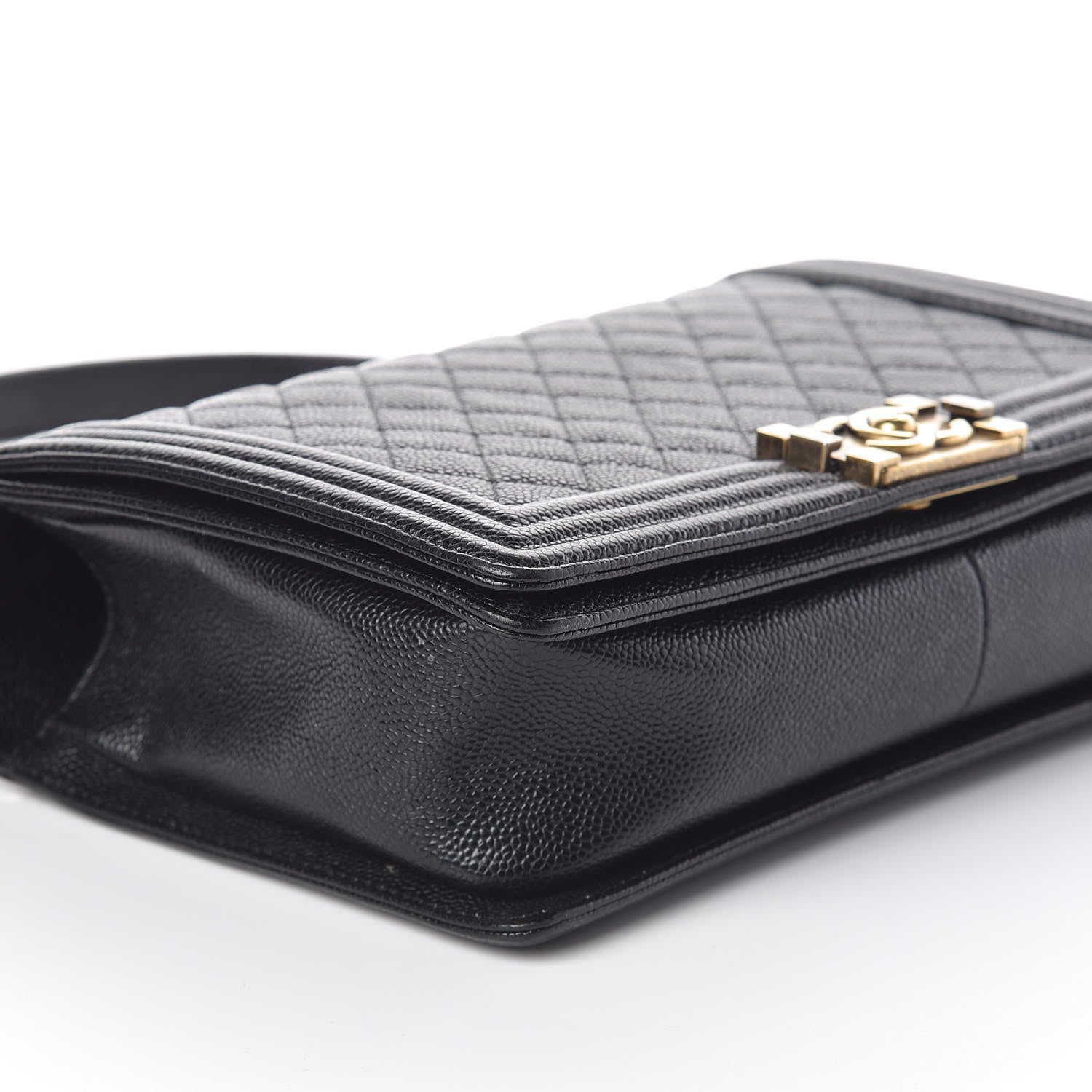 Chanel Caviar Quilted New Medium Boy Flap Black 11 of 13
