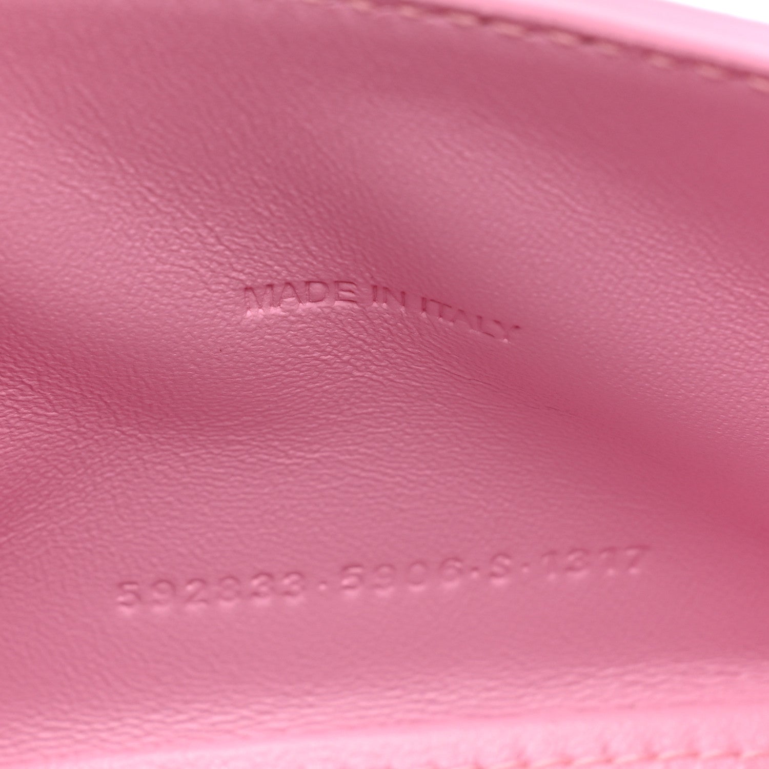 Balenciaga Shiny Box Calfskin Tonal B Hourglass Top Handle Bag XS Candy Pink 7 of 15