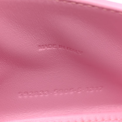Balenciaga Shiny Box Calfskin Tonal B Hourglass Top Handle Bag XS Candy Pink 7 of 15