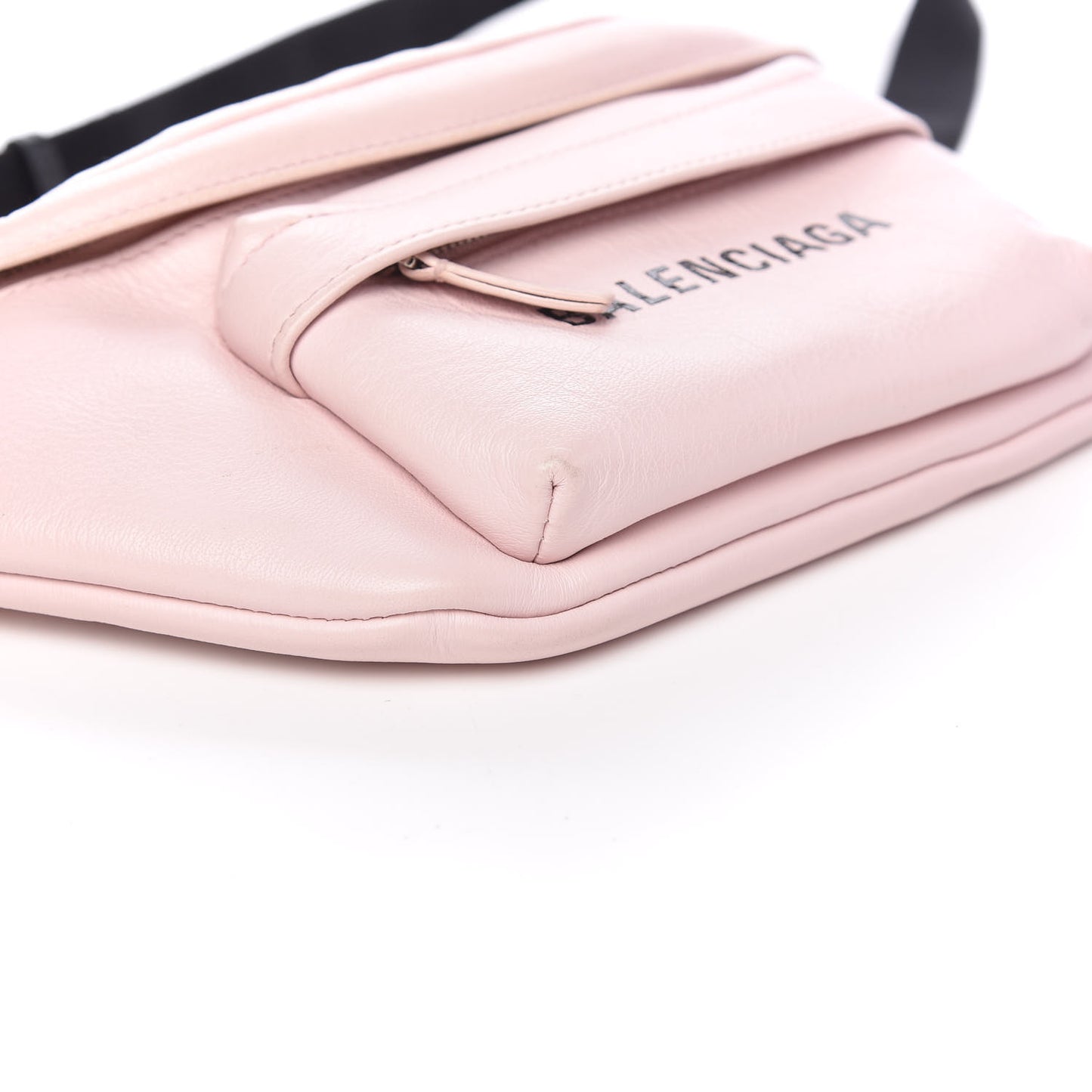 Smooth Double Calfskin Logo Everyday Beltpack XS Light Rose Black