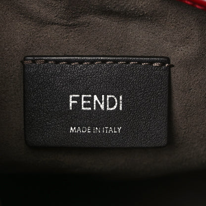 Fendi Vitello Liberty F is Fendi FF 1974 Embossed Mini Mon Tresor Bucket Bag Fragola 6 of 10