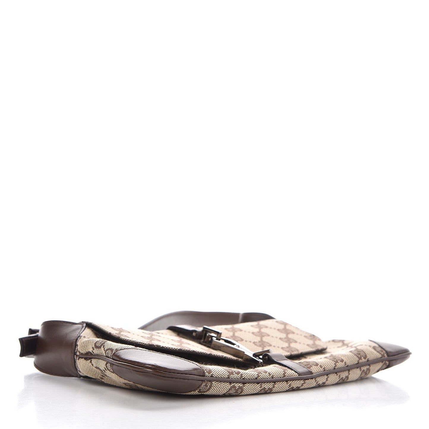 Monogram Jackie O Flap Bag Brown