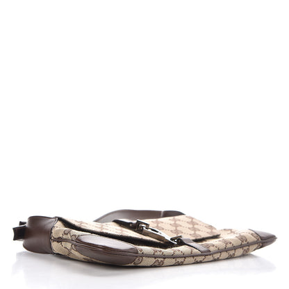 Gucci Monogram Jackie O Flap Bag Brown 4 of 8