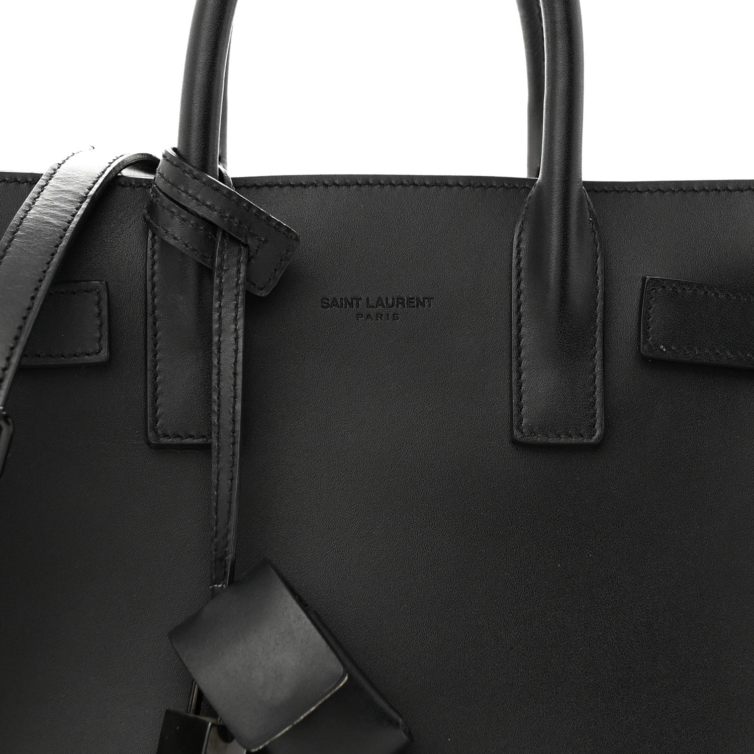 Saint Laurent Calfskin Nano Sac De Jour Black 8 of 15