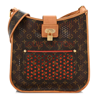 Louis Vuitton Monogram Perforated Musette Orange 1 of 20