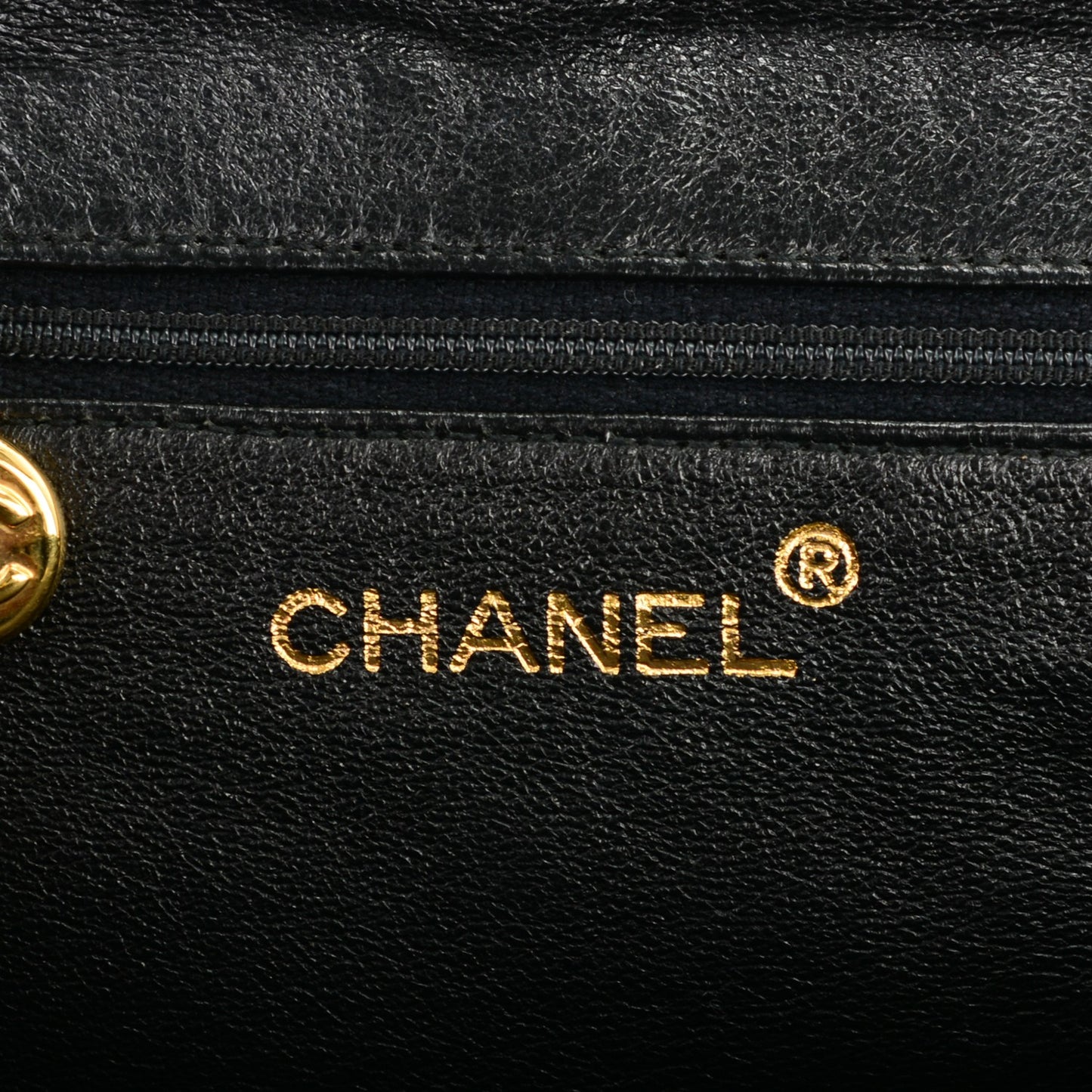 Lambskin Quilted Framed Evening Bag Black