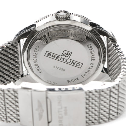 Breitling Stainless Steel 46mm Super Ocean Heritage II Automatic Watch Black A17320 4 of 6