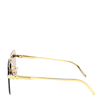 Louis Vuitton Metal LV Ash Sunglasses Z1261E Gold 3 of 6