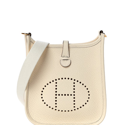 Hermes Taurillon Clemence Amazone Evelyne TPM Nata Craie 8 of 11