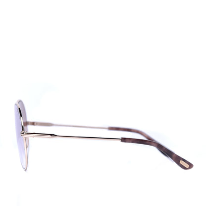 Tom Ford Rania-02 Oval Sunglasses TF564 Light Gold 3 of 7