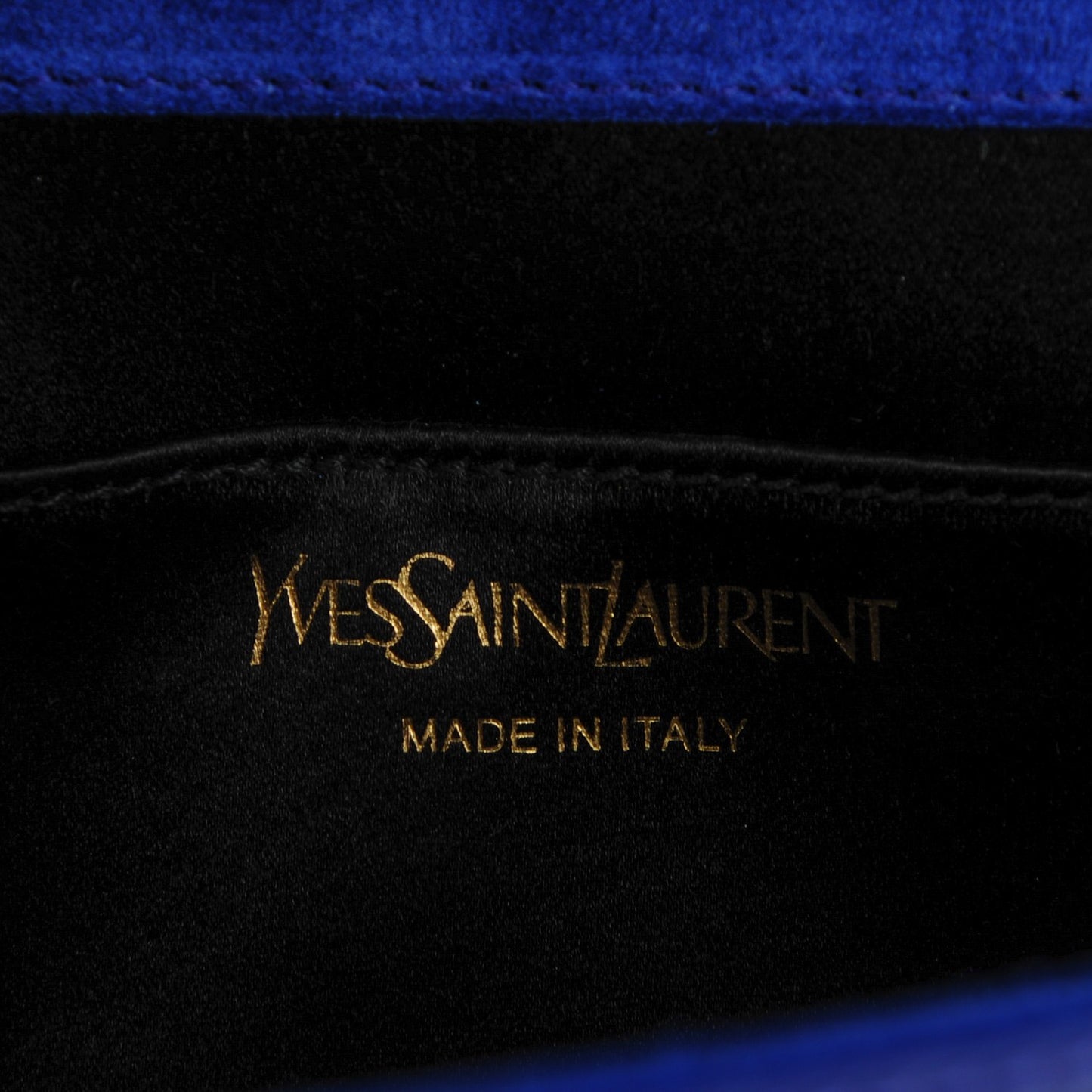 Patent Calfskin Monogram Large Belle De Jour Clutch Royal Blue