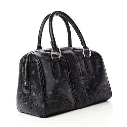 MCM Visetos Small Boston Bag Black 3 of 12